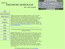 Tablet Screenshot of dillsburg.com